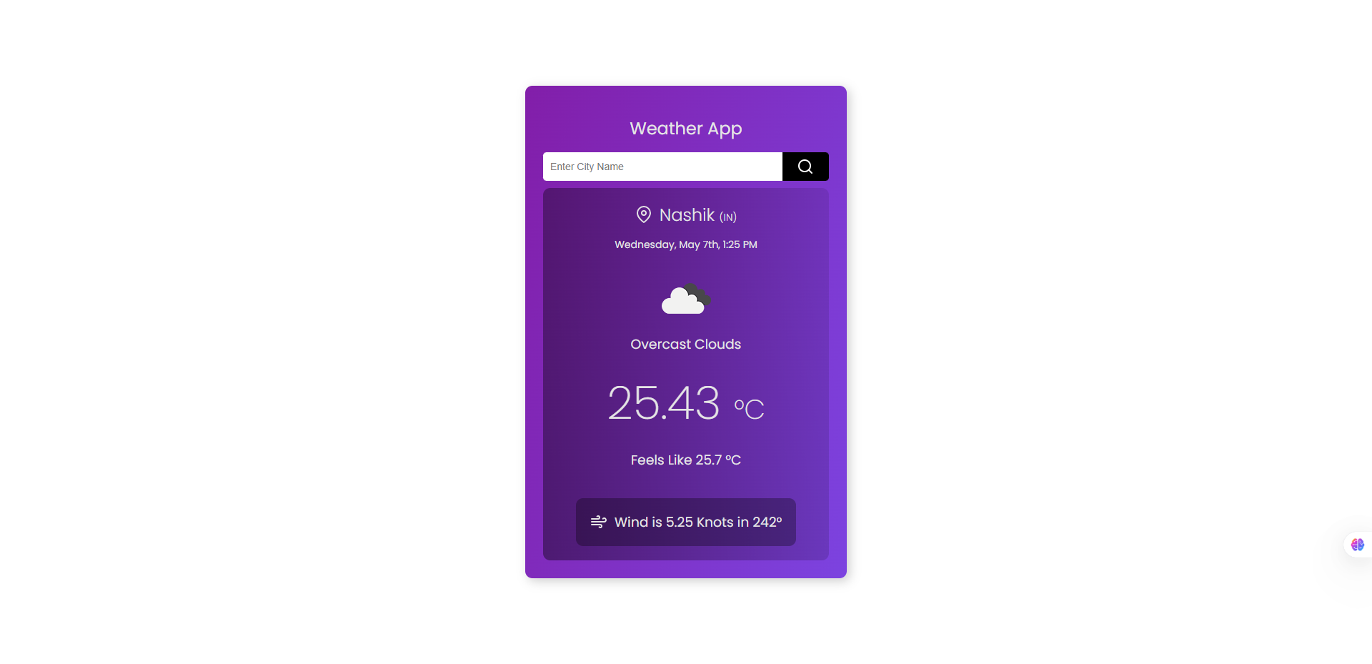Weather App (React)